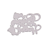Word Happy Easter Frame Carbon Steel Cutting Dies Stencils LS-DIY-F028-03-4
