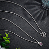  10Pcs 304 Stainless Steel Box Chain Necklaces Set for Men Women NJEW-NB0001-14-4