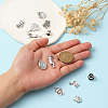 100Pcs 10 Style Tea Theme Tibetan Style Zinc Alloy Pendants TIBEP-CJ0001-69-3