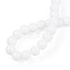 Opaque Solid Color Glass Beads Strands GLAA-T032-P6mm-02-2
