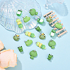 18Pcs 6 Styles Opaque Resin Pendants RESI-YW0004-56-4