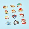 24Pcs 12 Styles Mother's Day Theme Alloy Enamel Pendants ENAM-FS0002-77-9