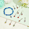 18Pcs 6 Colors Hamsa Hand Alloy Locking Stitch Marker HJEW-AB00618-4