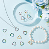 36Pcs 3 Colors 304 Stainless Steel Linking Rings STAS-BBC0001-93-4