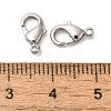 Rack Plating Brass Lobster Claw Clasps KK-F090-27P-01-3