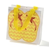 Summer Beach Theme Printed Flip Flops Non-Woven Reusable Folding Gift Bags with Handle LS-ABAG-F009-E01-1
