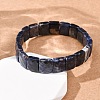 Natural Sodalite Faceted Beaded Stretch Bracelets for Women BJEW-K251-08H-3