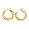 304 Stainless Steel Hoop Earring EJEW-F257-20G-03-1