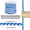 16M Polyester Wavy Fringe Trim Ribbon OCOR-GF0003-04D-2