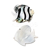 Natural Freshwater Shell & Black Lip Shell & Paua Shell Pendants X-SHEL-F007-14-2