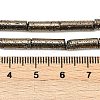 Electroplated Natural Lava Rock Beads Strands G-K388-03B-07-4