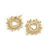 Brass Micro Pave Cubic Zirconia Pendants KK-C132-01B-G-2