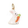 Printed 304 Stainless Steel Pendants SA-CBA59B8-02I-G-1