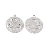 Non-Tarnish 304 Stainless Steel Pendants STAS-B031-27P-1