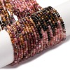 Natural Multicolor Tourmaline Beads Strands G-C226-B02-2mm-01-2