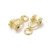 Brass Micro Pave Cubic Zirconia Peg Bails Pendants KK-K277-11-3