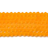 Imitate Austrian Crystal Frosted Glass Beads Strands EGLA-A039-T3mm-MD23-1