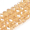 Electroplate Glass Beads Strands EGLA-A034-T8mm-A30-1