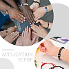 12Pcs 12 Colors Braided Rope Polyester Cord Bracelets BJEW-WR0001-05-5