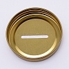 Tinplate Coin Slot Bank Lids FIND-WH0047-14A-2