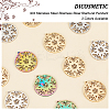 18Pcs 3 Colors 304 Stainless Steel Pendant STAS-DC0012-38-4