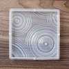 DIY Square Ripple Effect Display Base Silicone Molds DIY-C055-02-2