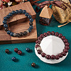 90Pcs 3Colors Opaque Acrylic Beads OACR-TA0002-57-7