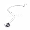 304 Stainless Steel Pendant Necklaces NJEW-L155-02-2