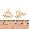 Brass Enamel Pendants KK-T075-93B-G-3