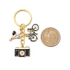 Hot Air Balloon/Camera/Bicycle Alloy Enamel Pendant Keychain KEYC-JKC00418-2