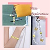 1 Set 26Pcs Yellow Round with Letter Silicone Beads ST-CJ0041-015-7