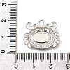 304 Stainless Steel Pendant Cabochon Settings STAS-E545-04C-P-3