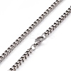 201 Stainless Steel Box Chain Necklace for Men Women NJEW-P268-A41-1X5-3