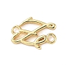 Brass Faith Fe Connector Charms KK-Q068-19G-1