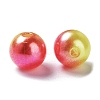 Rainbow ABS Plastic Imitation Pearl Beads OACR-Q174-3mm-17-2