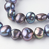 Natural Cultured Freshwater Pearl Beads Strands X-PEAR-R064-23-1