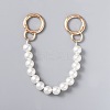 ABS Pearl Beaded Bag Strap PURS-WH0001-26A-G-1
