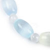 Natural Selenite Beaded Stretch Bracelets for Women BJEW-F481-01A-3