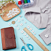 24 Pairs 4 Styles Zinc Alloy Snap Buttons FIND-FG0004-96P-4