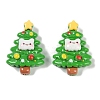 Christmas Opaque Resin Decoden Cabochons CRES-M036-12H-1