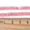 Dyed Natural Malaysia Jade Rondelle Beads Strands X-G-E316-2x4mm-66-2