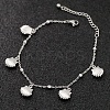 Bohemia Style Ocean Theme 304 Stainless Steel Anklets WG73A42-07-1