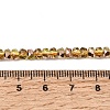Electroplate Glass Beads Strands GLAA-Q105-03-06-4