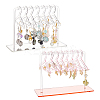 2 Sets 2 Colors Acrylic Earring Display Stands EDIS-FG0001-61-1