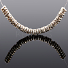 Iron Rhinestone Spacer Beads RB-GL0001-01-2