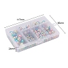 497Pcs 5 Style Rainbow ABS Plastic Imitation Pearl Beads OACR-YW0001-07B-5