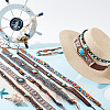 9Pcs 9 Styles Velvet & Imitation Leather Hat Belt FIND-GA0003-20-5