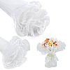 16 Yards 2 Colors Organza Flower Bouquet Wrapping Mesh Paper DIY-UN0007-72-6