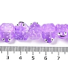 Transparent Glass Enamel Beads Strands GLAA-B021-05E-4