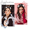 Cloth Bowknot Hair Bands for Women Girl OHAR-WH0029-12A-5